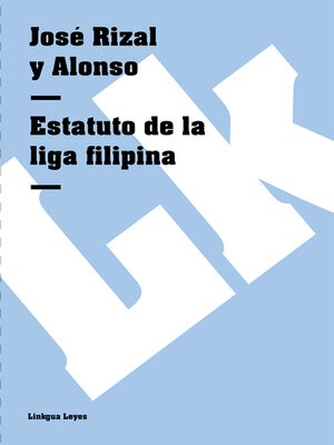 cover image of Estatuto de la liga filipina
